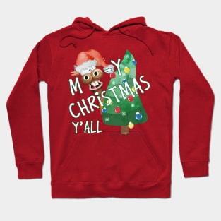 Moo-y Christmas Y'all Hoodie